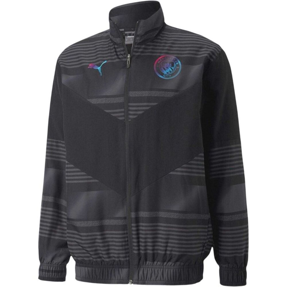 Puma Mens Manchester City FC Anorak / Puma Black